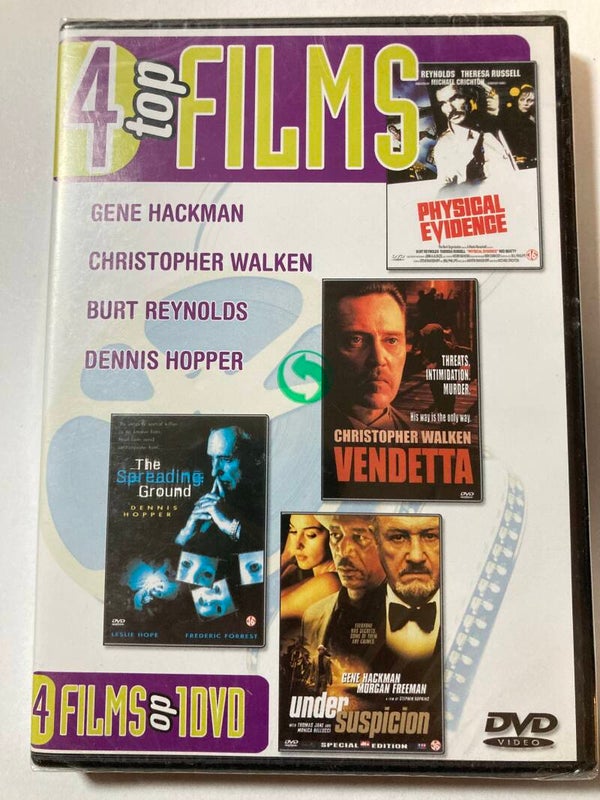 FILMBOX / PHYSICAL EVIDENCE / VENDETTA / THE SPREADING GROUND / UNDER SUSPICION (IN SEAL) (DVD)