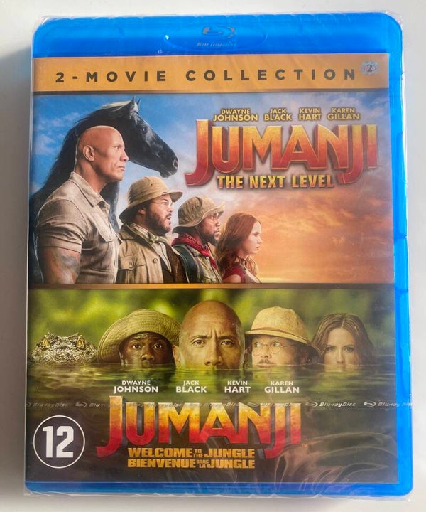 JUMANJI THE NEXT LEVEL / JUMANJI WELCOME TO THE JUNGLE (IN SEAL) (BLURAY)