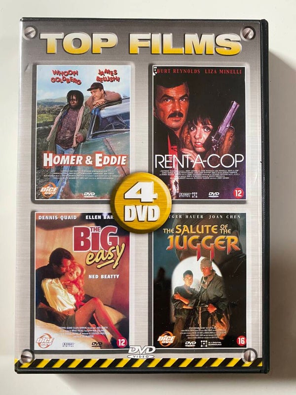 FILMBOX / HOMER & EDDIE / RENT-A-COP / THE BIG EASY/ THE SALUTE OF THE JUGGER (DVD)
