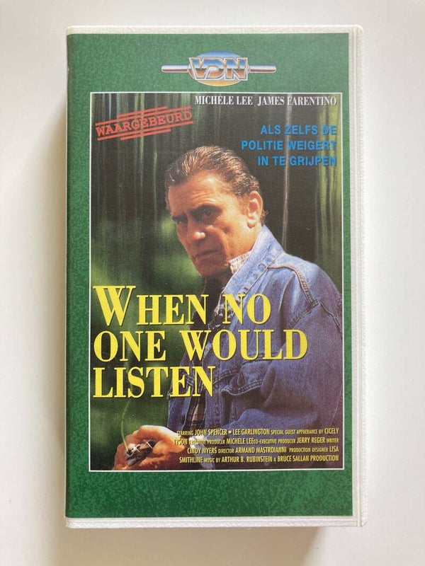 WHEN NO ONE WOULD LISTEN (IN SEAL) (VHS)