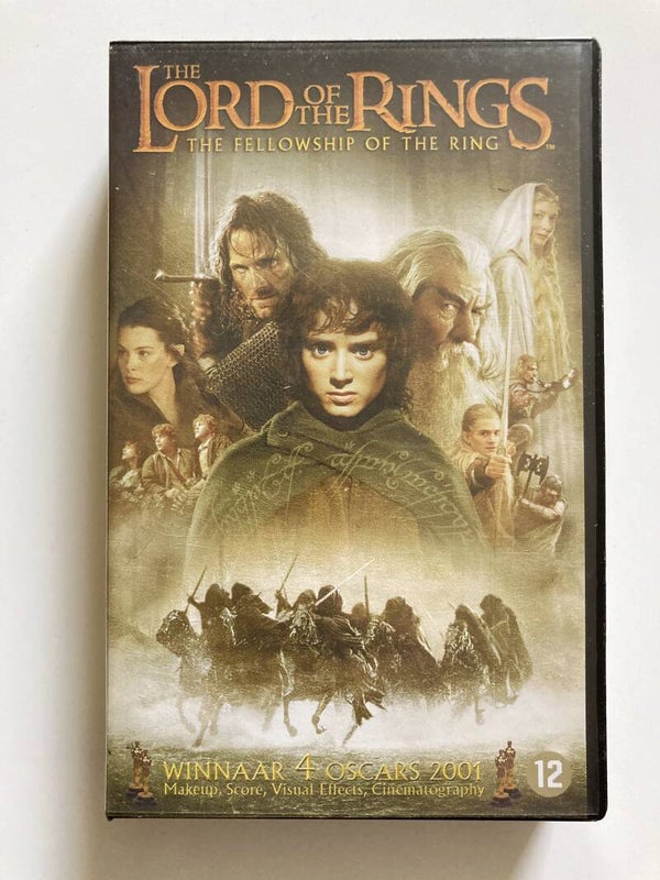 THE LORD OF THE RINGS THE FELLOWSHIP OF THE RING (VHS)