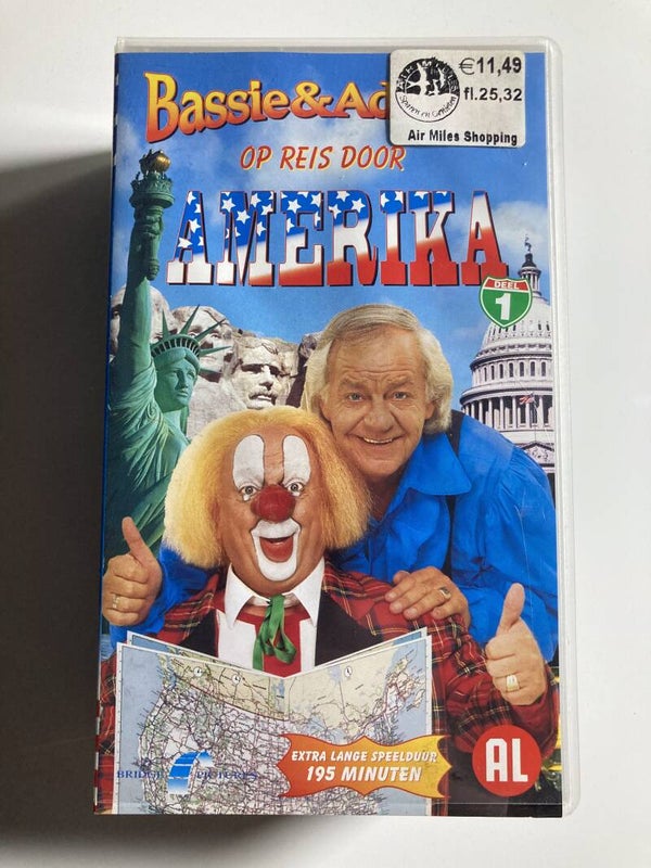 BASSIE & ADRIAAN OP REIS DOOR AMERIKA (VHS)