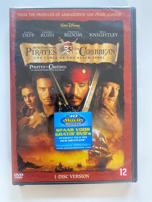 PIRATES OF THE CARIBBEAN THE CURSE OF THE BLACK PEARL (IN SEAL) (DVD)
