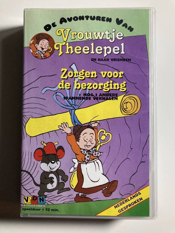 DE AVONTUREN VAN VROUWTJE THEELEPEL ZORGEN VOOR DE BEZORGEN (VHS)