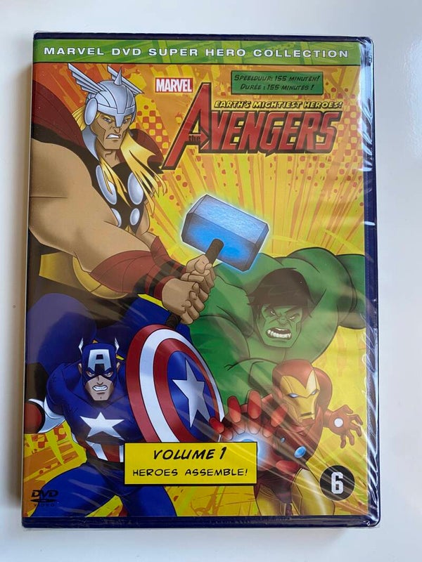 MARVEL THE AVENGERS EARTH’S MIGHTIEST HEROES! VOLUME 1: HEROES ASSEMBLE (IN SEAL) (DVD)