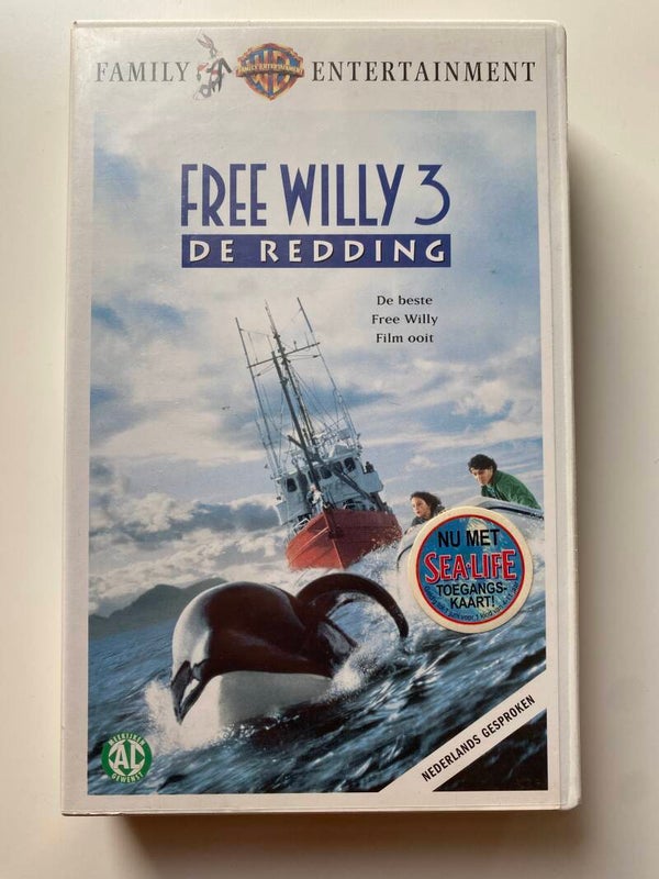 FREE WILLY 3: DE REDDING (VHS)