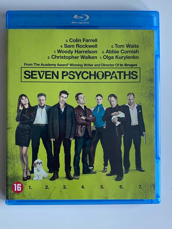 SEVEN PSYCHOPATHS (BLURAY)