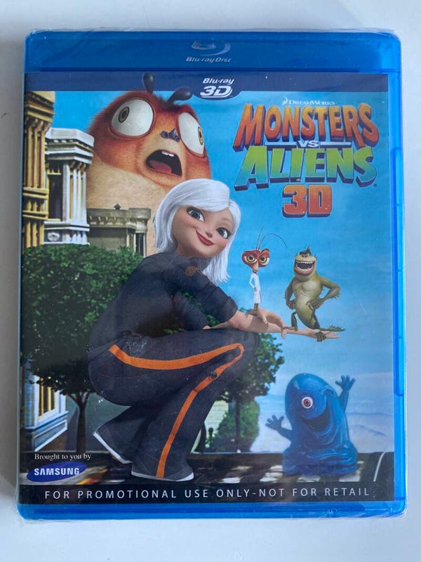 MONSTERS VS ALIENS (3D) (IN SEAL) (IMPORT WITHOUT DUTCH SUBS) (BLURAY)