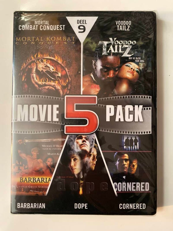FILMBOX / MORTAL KOMBAT CONQUEST / VOODOO TAILZ / BARBARIAN / DOPE / CORNERED (IN SEAL) (DVD)