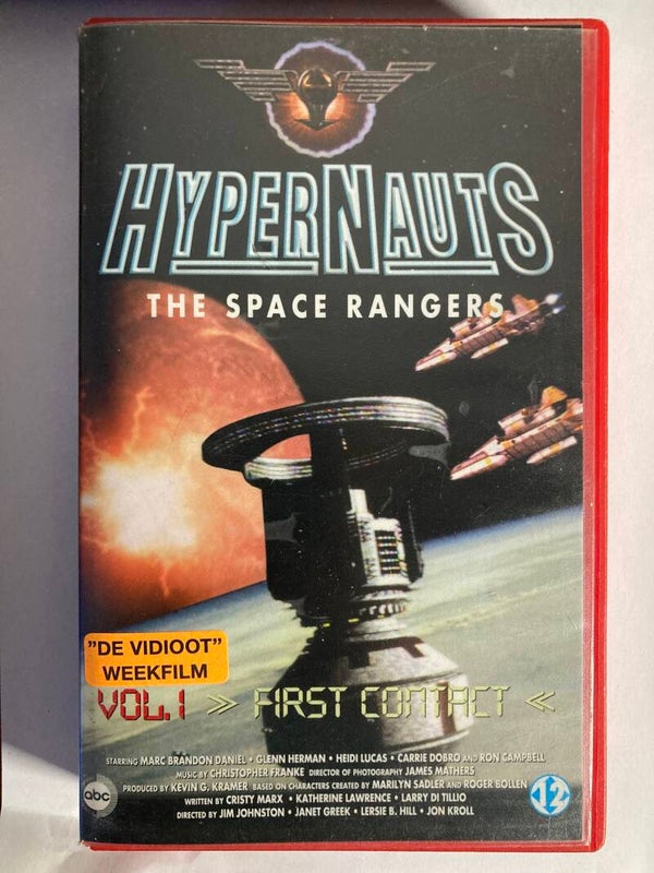 HYPERNAUTS THE SPACE RANGERS VOL.1 FIRST CONTACT (EX RENTAL) (VHS)