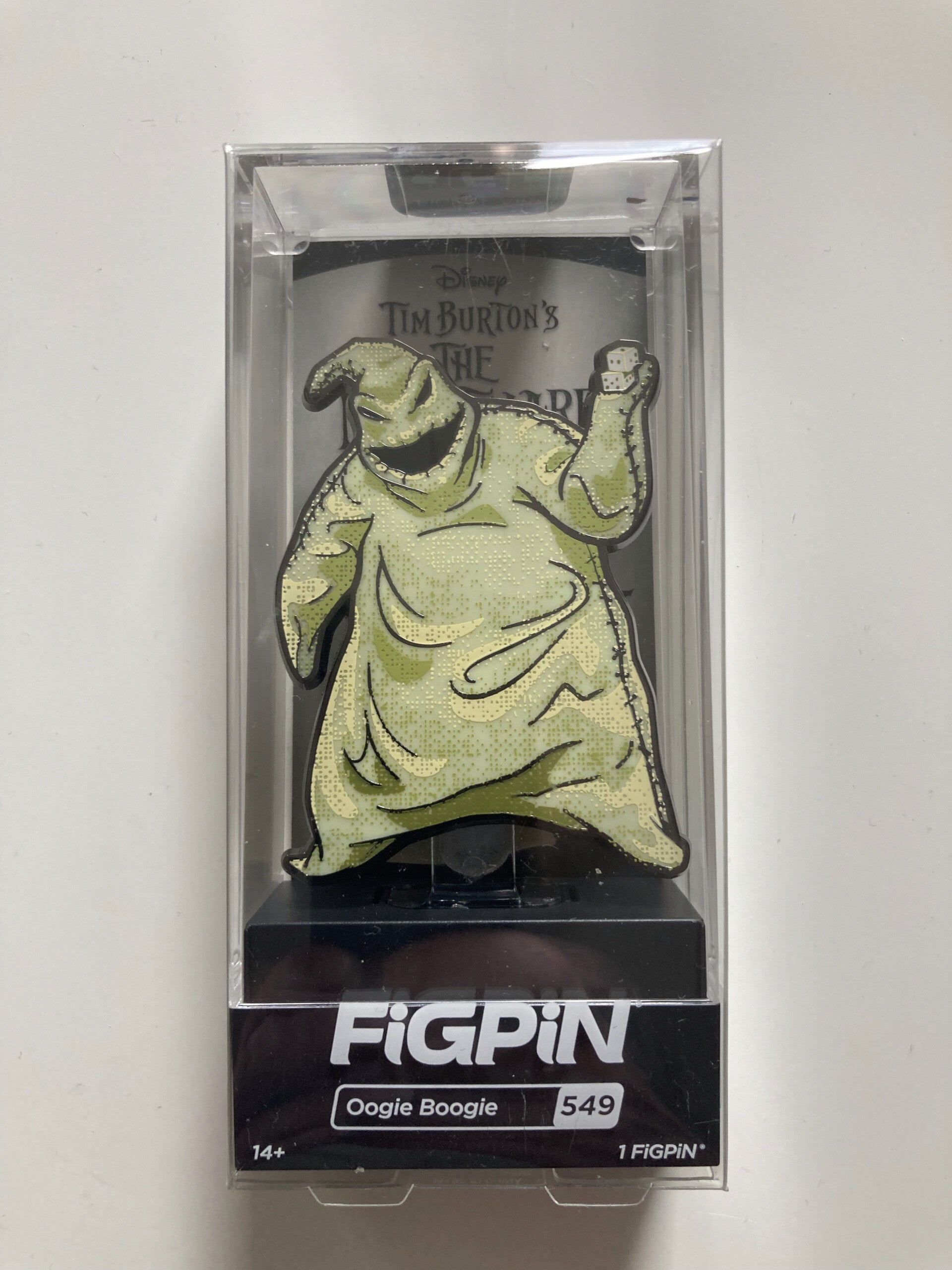 TIM BURTON'S THE NIGHTMARE BEFORE CHRISTMAS OOGIE BOOGIE FIGPIN (TOYS)