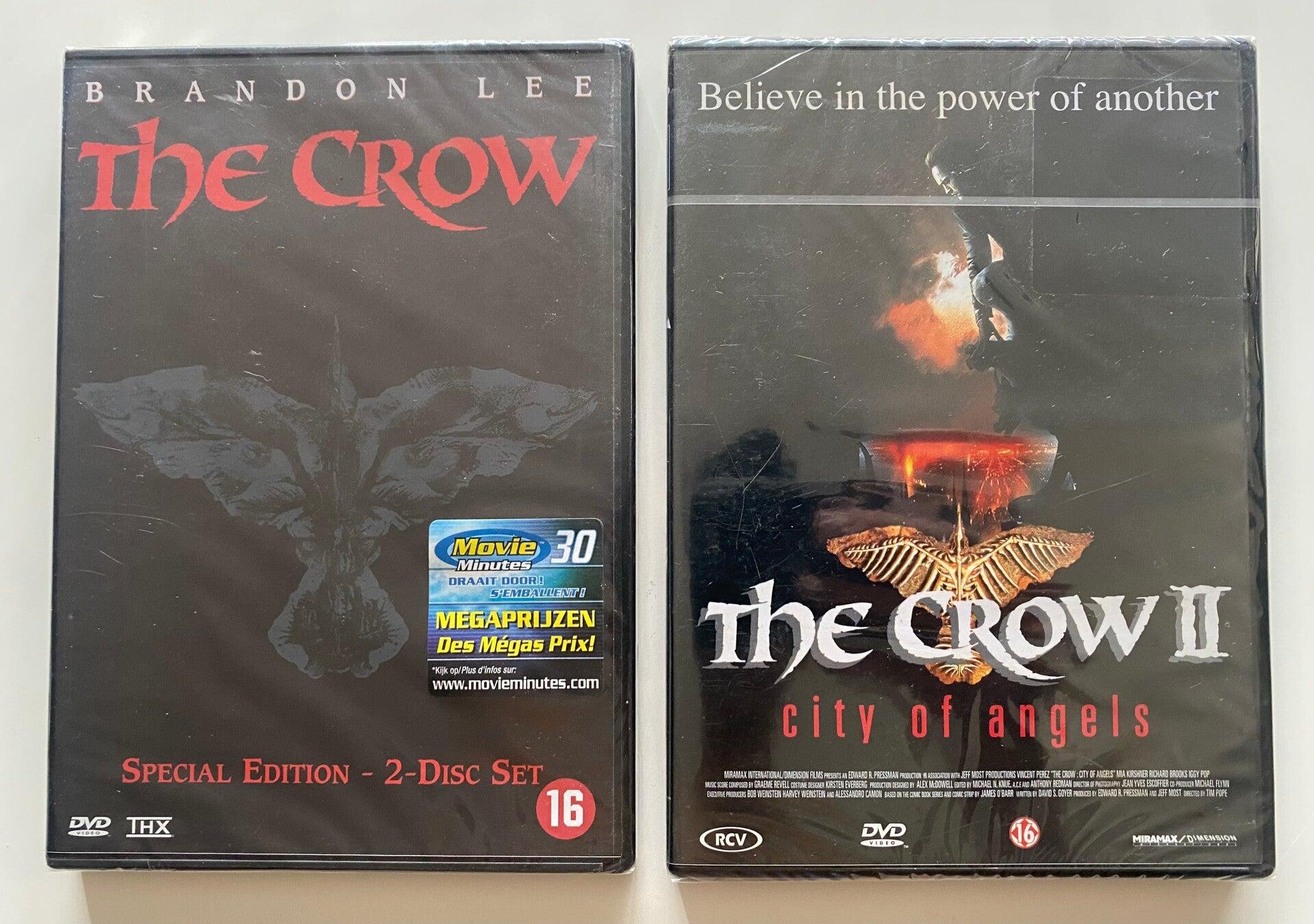 THE CROW / THE CROW 2 CITY OF ANGELS (IN SEAL) (DVD)