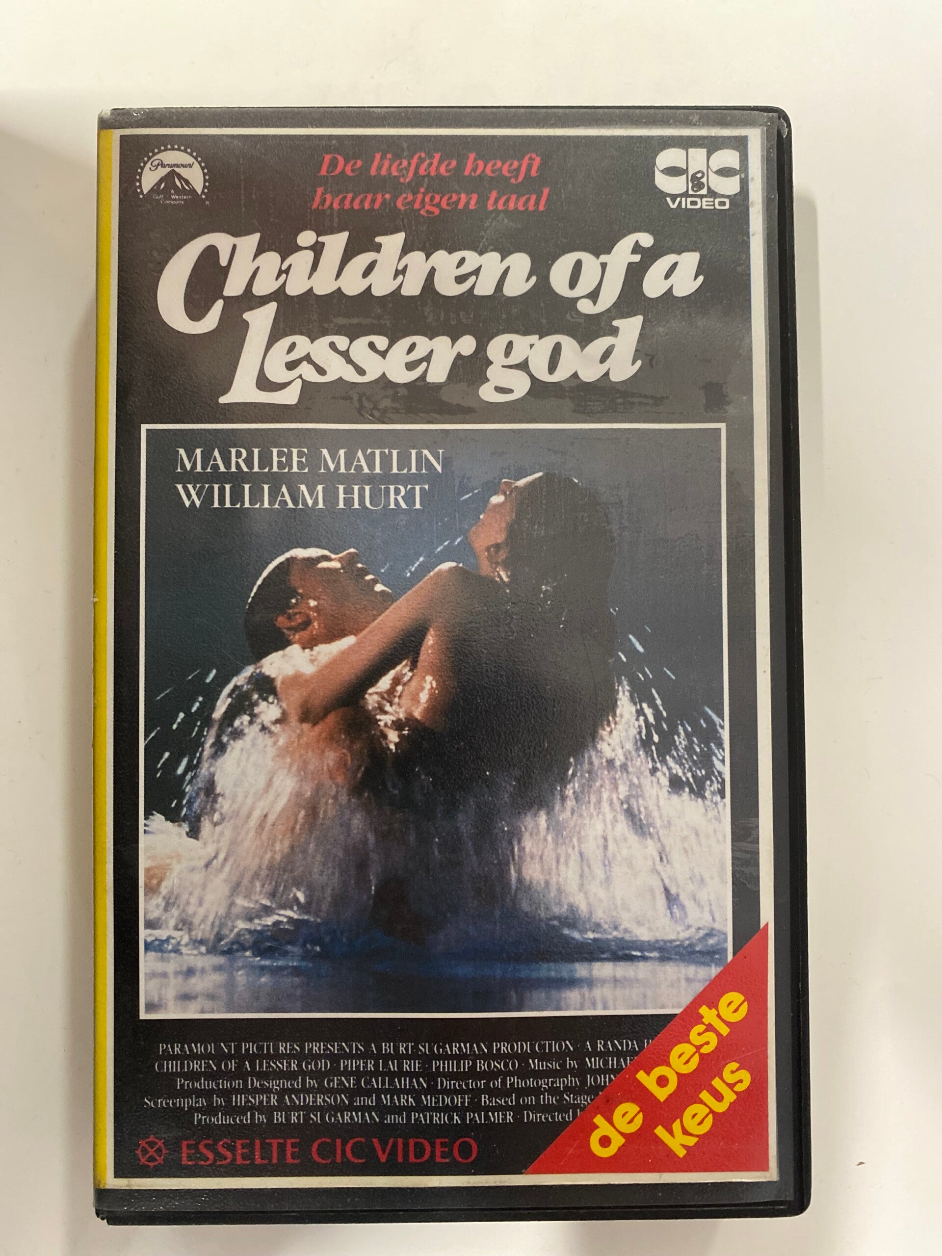 CHILDREN OF A LESSER GOD (EX RENTAL) (VHS)