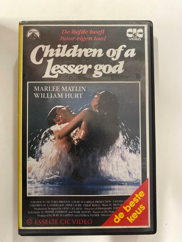 CHILDREN OF A LESSER GOD (EX RENTAL) (VHS)