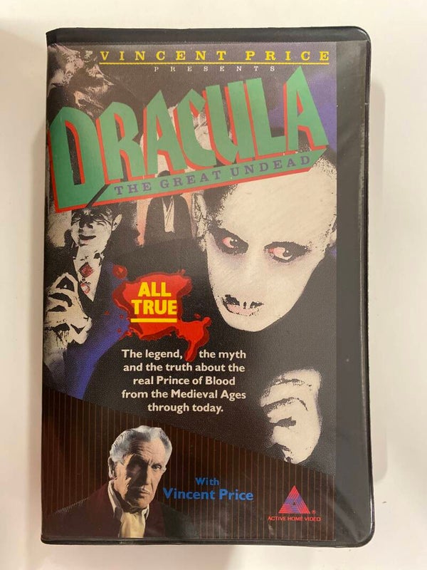 VINCENT PRICE’S DRACULA (1986) (IMPORT WITHOUT DUTCH SUBS) (VHS)