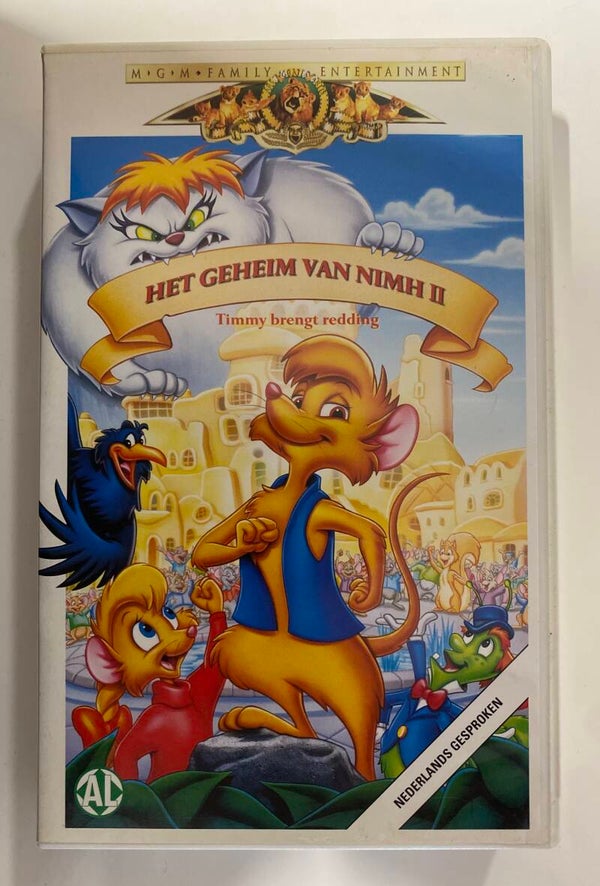 HET GEHEIM VAN NIMH 2 TIMMY BRENGT REDDING (VHS)