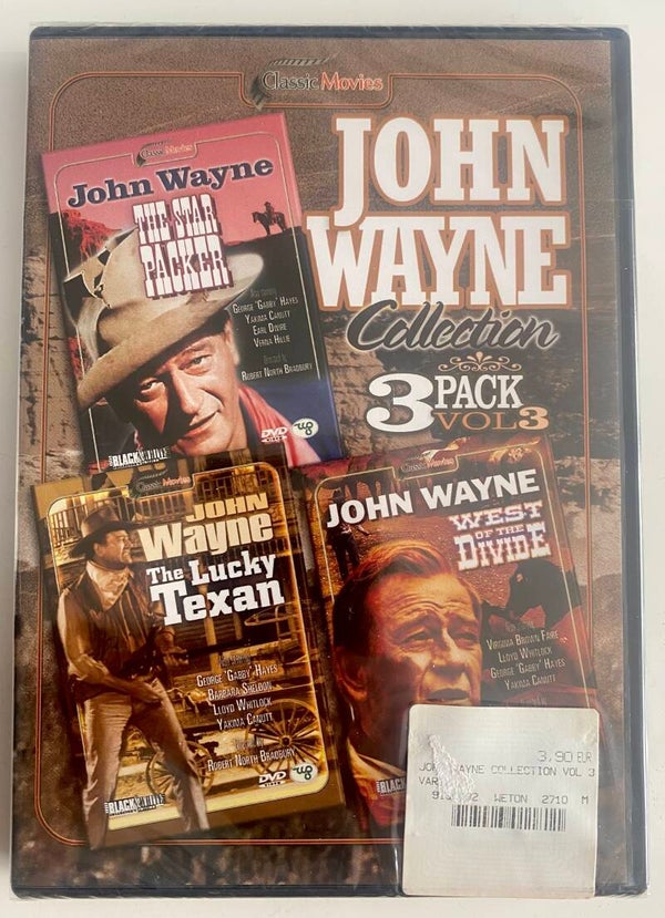 JOHN WAYNE COLLECTION 3 PACK VOL 3 THE STAR PACKER / THE LUCKY TEXAN / WEST OF THE DIVIDE (IN SEAL) (DVD)