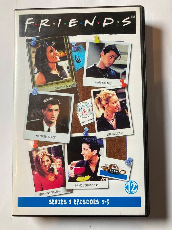 FRIENDS SERIE 3 EPISODES 5 - 8 (VHS)