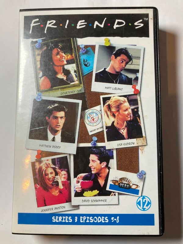 FRIENDS SERIES 3 EPISODES 5 - 8 (VHS)