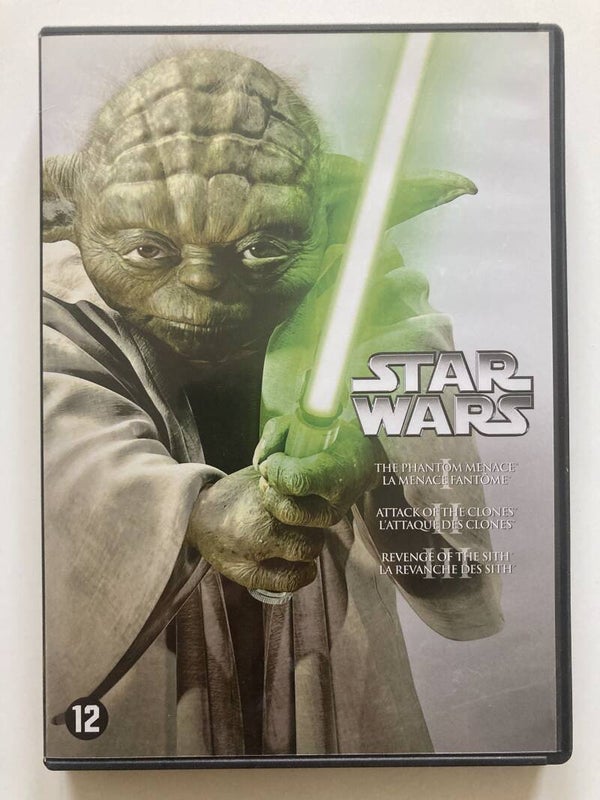 STAR WARS THE PHANTOM MENACE / ATTACK OF THE CLONES / REVENGE OF THE SITH (DVD)