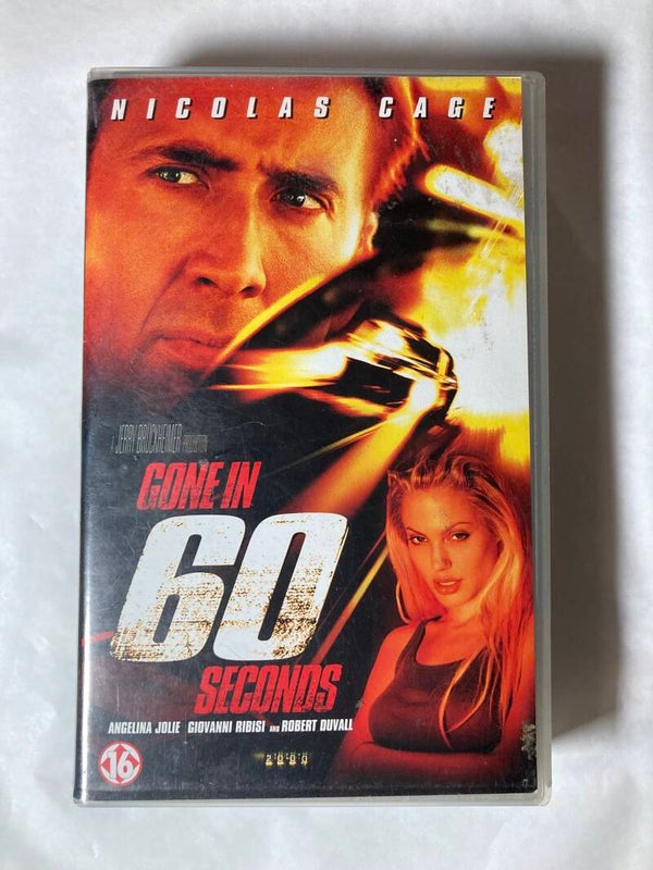 GONE IN 60 SECONDS (VHS)