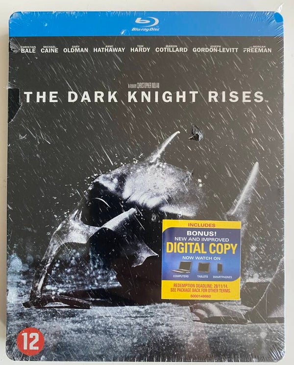 THE DARK KNIGHT RISES (IN SEAL) (STEELBOOK) (BLURAY)