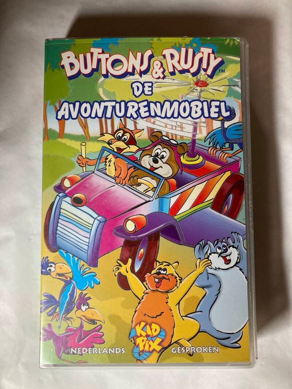BUTTONS & RUSTY DE AVONTURENMOBIEL (VHS)