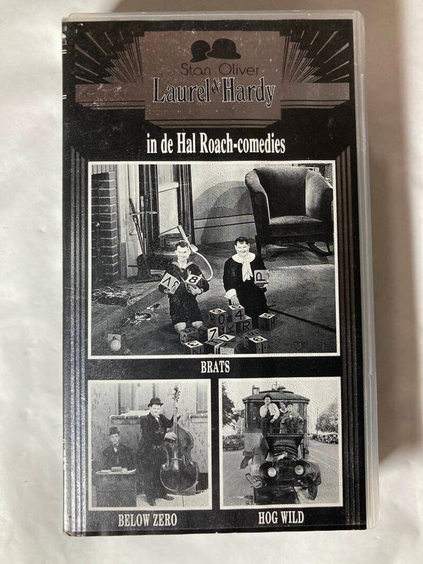 LAUREL & HARDY IN DE HAL ROACH-COMEDIES BRATS BELOW ZERO HOG WILD (VHS)