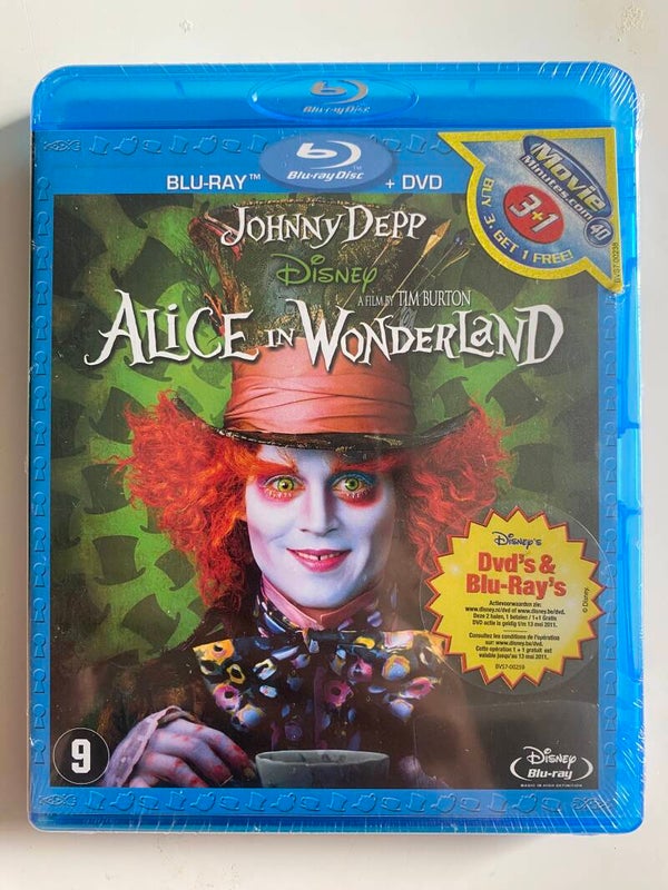ALICE IN WONDERLAND (IN SEAL) (BLURAY)
