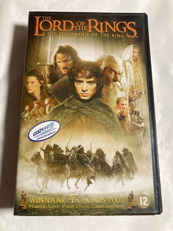 THE LORD OF THE RINGS THE FELLOWSHIP OF THE RING (EX RENTAL) (VHS)