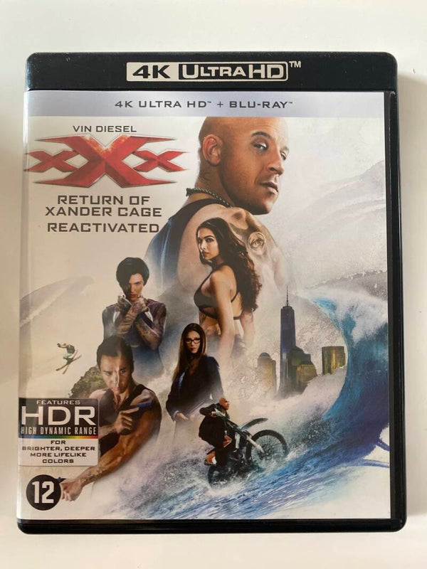 XXX: RETURN OF XANDER CAGE (4K ULTRA HD + BLURAY)