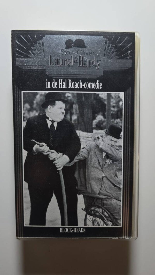 LAUREL & HARDY BLOCK-HEADS (IN SEAL) (VHS)