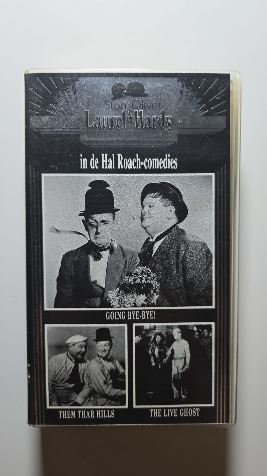 LAUREL & HARDY GOING BYE-BYE! / THEM THAR HILLS / THE LIVE GHOST (VHS)