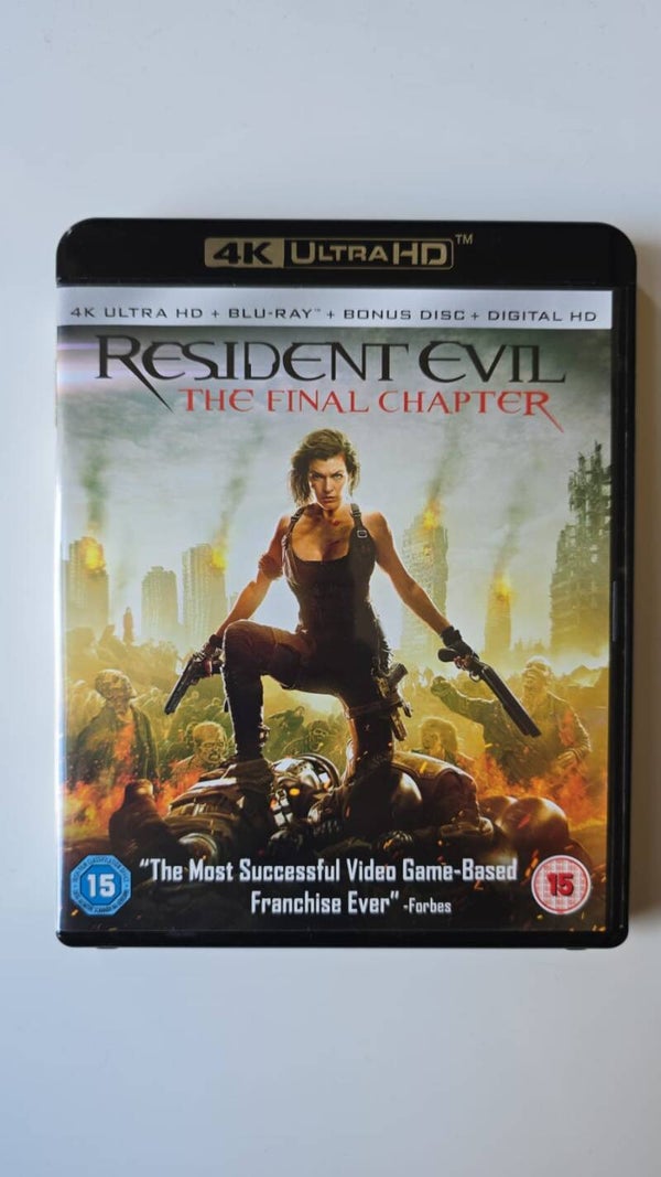 RESIDENT EVIL THE FINAL CHAPTER (IMPORT WITH DUTCH SUBS) (4K ULTRA HD + BLURAY)