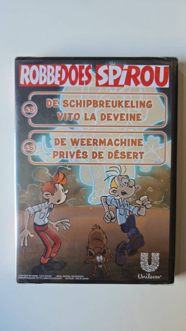 ROBBEDOES SPIROU DE SCHIPBREUKELING / DE WEERMACHINE (IN SEAL) (DVD)