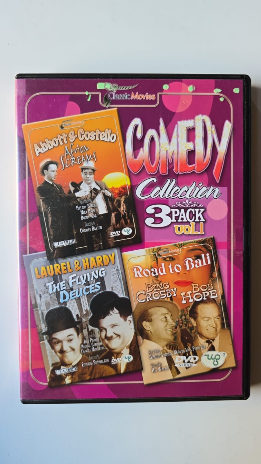 FILMBOX / ABBOTT & COSTELLO AFRICA SCREAMS / LAUREL & HARDY THE FLYING DEUCES / BING CROSBY & BOB HOPE ROAD TO BALI (VOL. 1) (DVD)