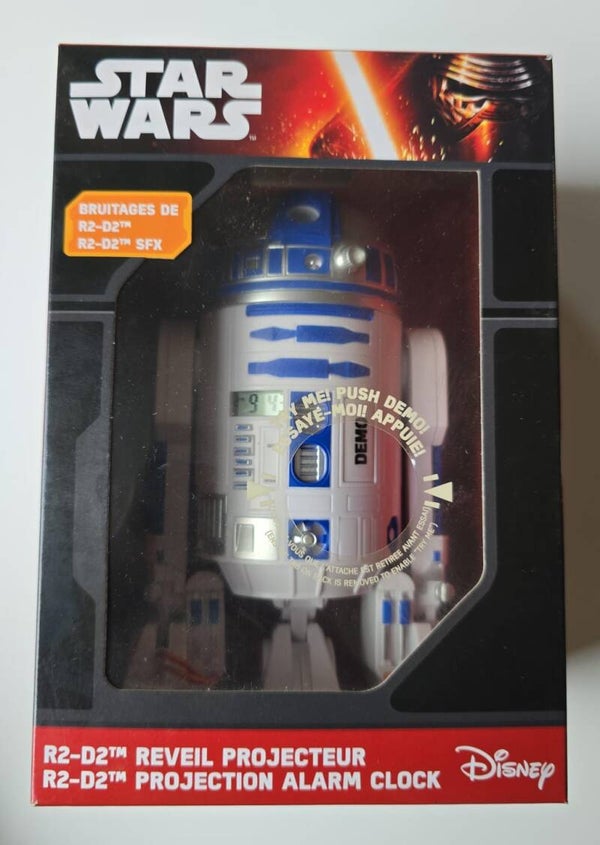 STAR WARS R2-D2 PROJECTION ALARM CLOCK (TOYS)