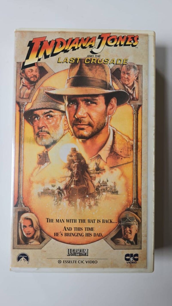 INDIANA JONES AND THE LAST CRUSADE (VHS)