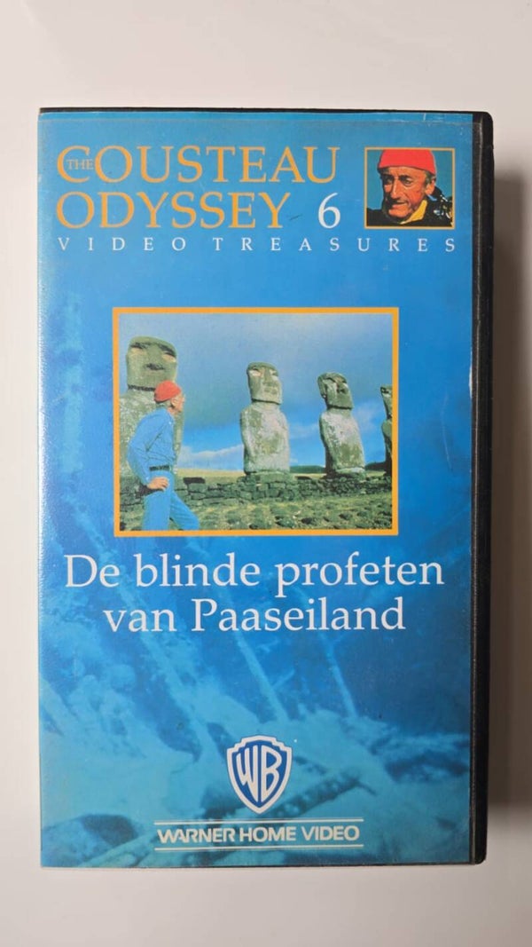THE COUSTEAU ODYSSEY 6 THE BLIND PROPHETS OF EASTER ISLAND (VHS)
