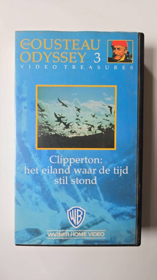 THE COUSTEAU ODYSSEY 3 CLIPPERTON THE ISLAND TIME FORGOT (VHS)