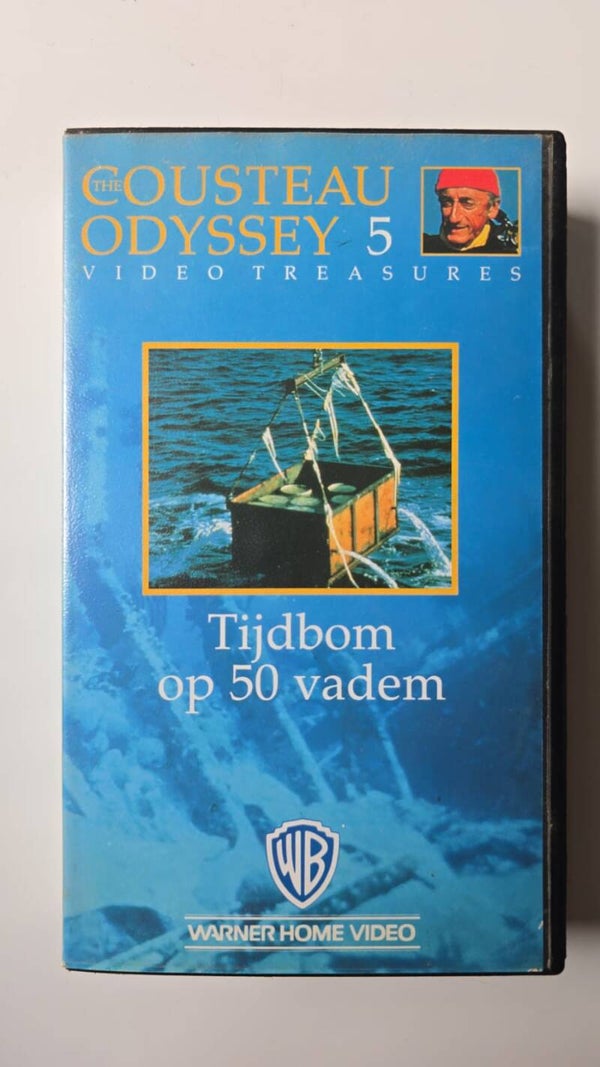 THE COUSTEAU ODYSSEY 5 TIME BOMB AT FIFTY FATHOMS (VHS)