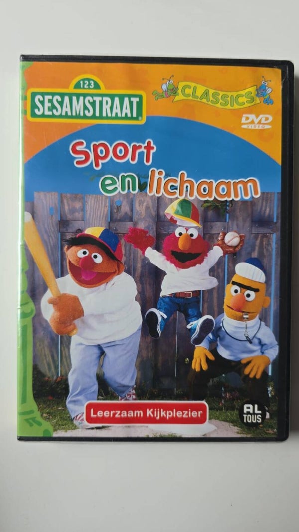 SESAMSTRAAT SPORT EN LICHAAM (IN SEAL) (DVD)