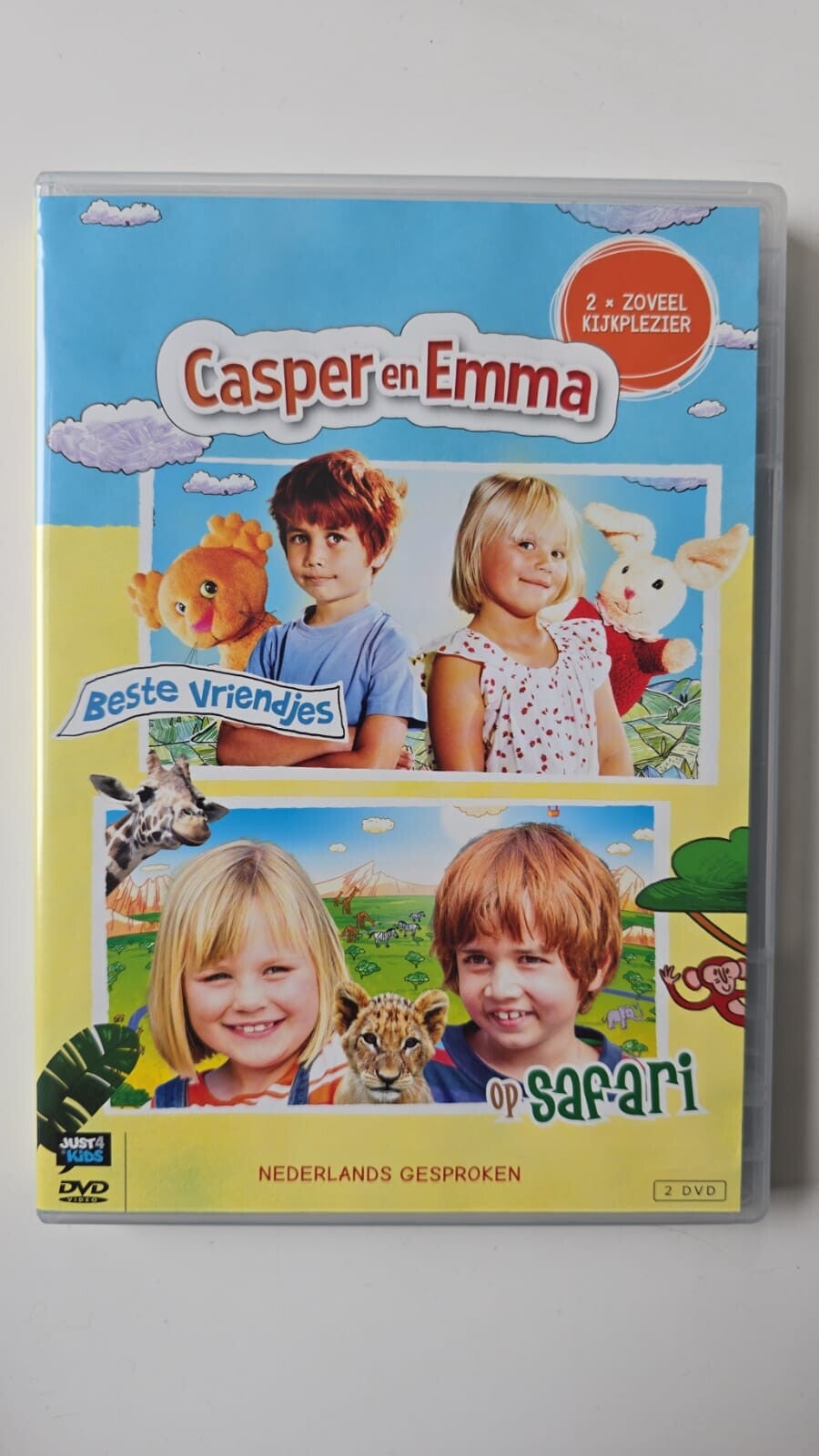 CASPER EN EMMA: BESTE VRIENDJES & OP SAFARI (DVD)
