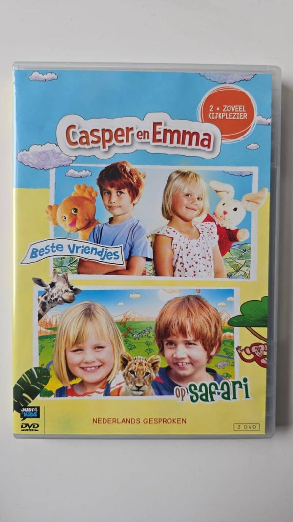 CASPER EN EMMA: BESTE VRIENDJES & OP SAFARI (DVD)
