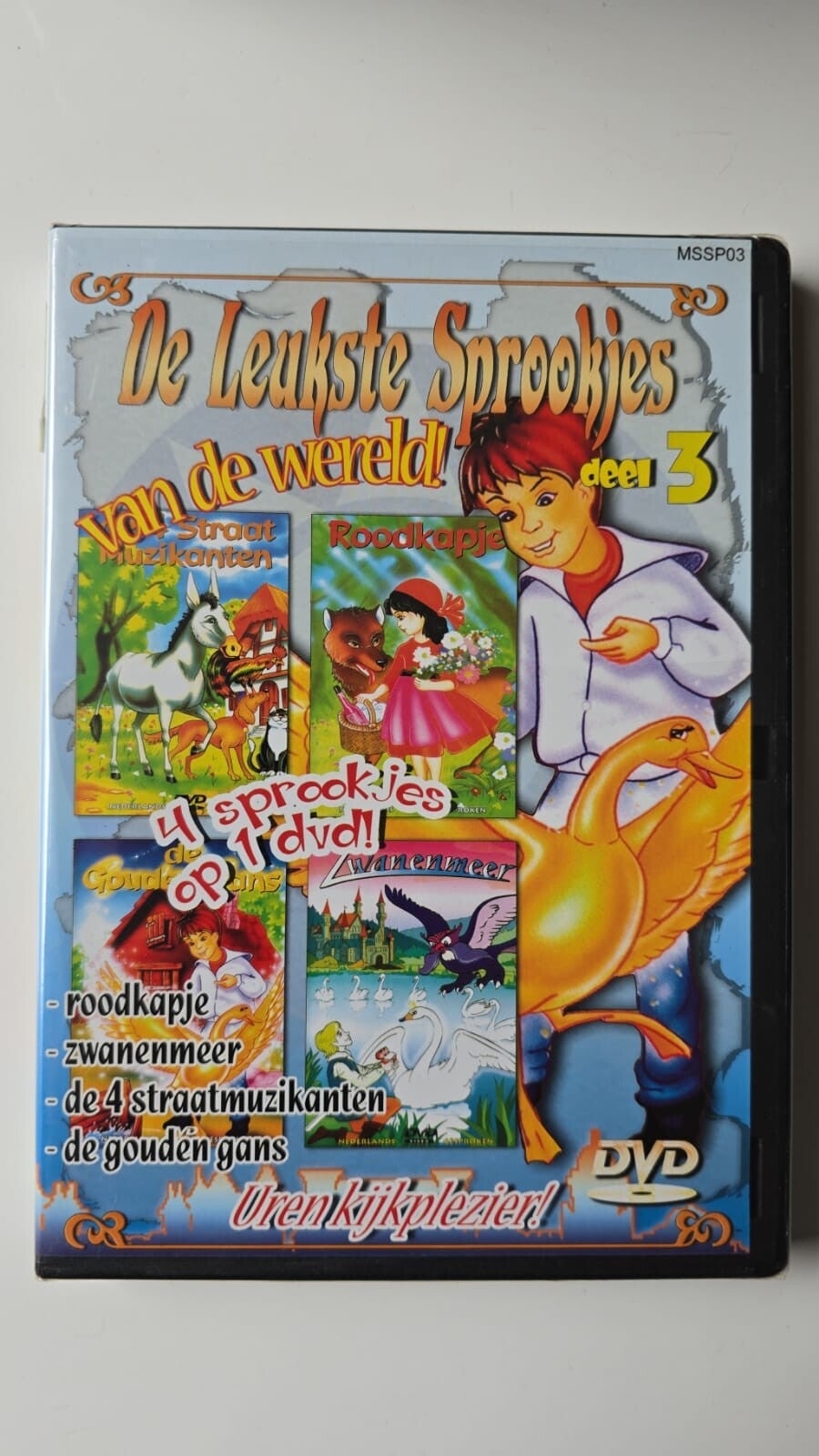 DE LEUKSTE SPROOKJES VAN DE WERELD DEEL 3 ROODKAPJE / ZWANENMEER / DE 4 STRAATMUZIKANTEN / DE GOUDEN GANS (IN SEAL) (DVD)