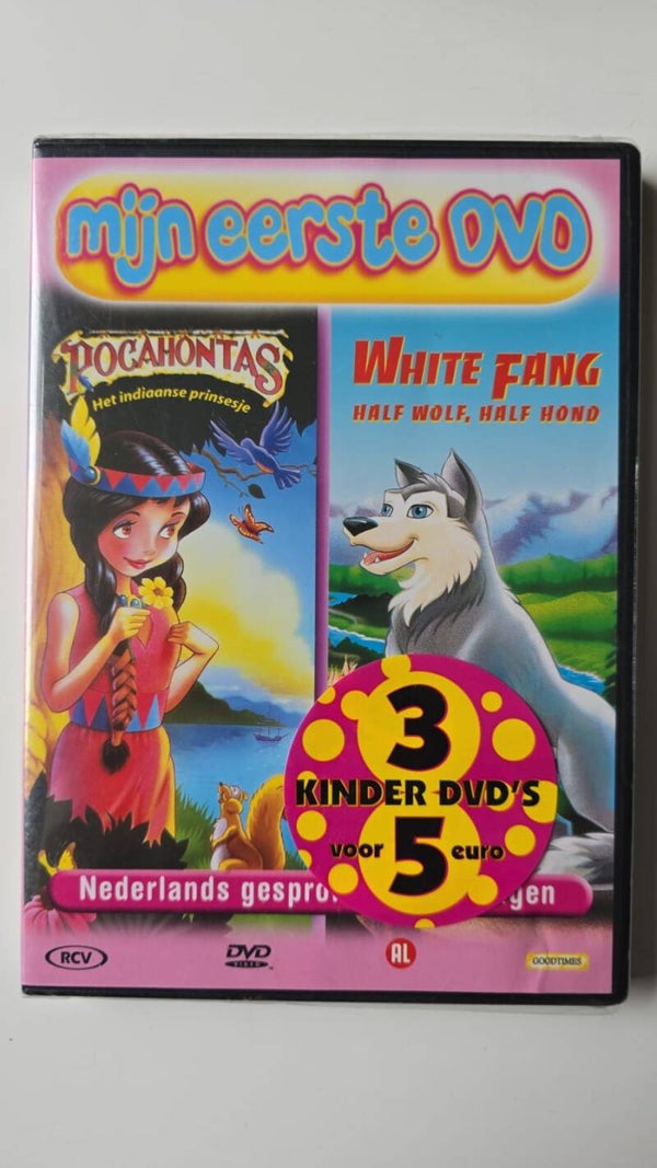 FILMBOX / POCAHONTAS HET INDIAANSE PRINSESJE / WHITE FANG HALF WOLF, HALF HOND (IN SEAL) (DVD)