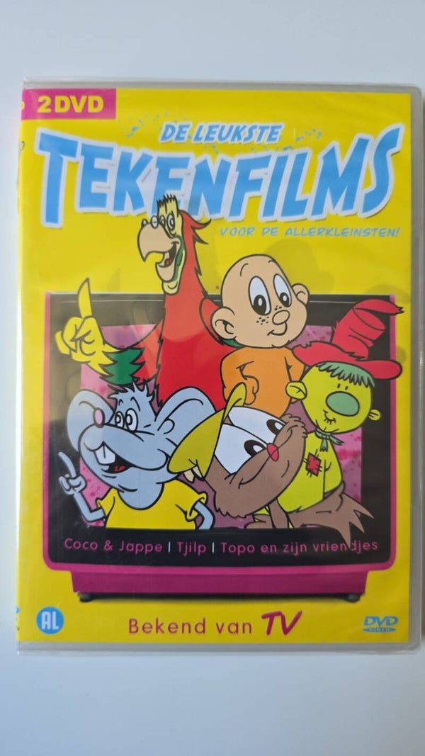 DE LEUKSTE TEKENFILMS COCO & JAPPE / TJILP / TOPO EN ZIJN VRIENDJES (IN SEAL) (DVD)