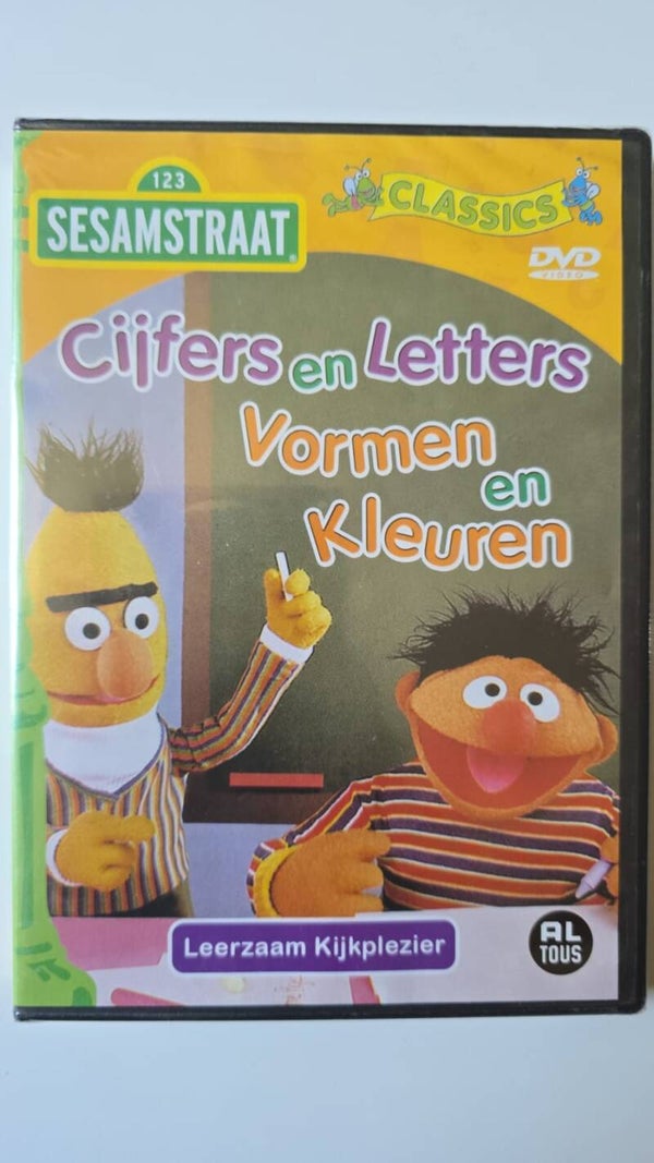 SESAMSTRAAT CIJFERS & LETTERS / VORMEN EN KLEUREN (IN SEAL) (DVD)