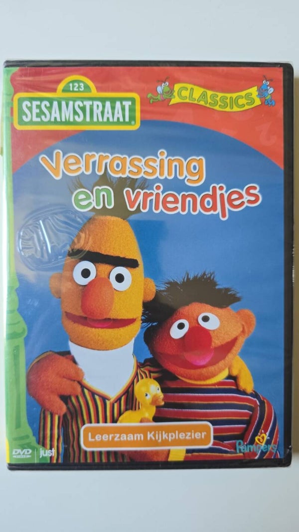 SESAMSTRAAT VERRASSING EN VRIENDJES (IN SEAL) (DVD)