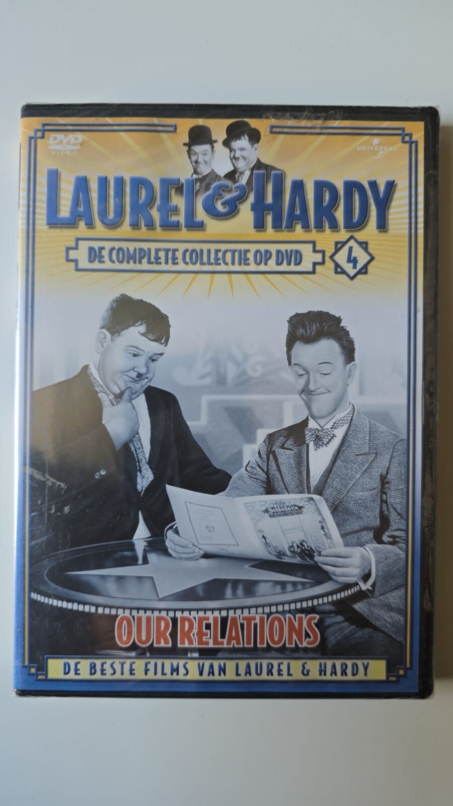 LAUREL & HARDY OUR RELATIONS DE COMPLETE COLLECTIE OP DVD 4 (IN SEAL) (DVD)